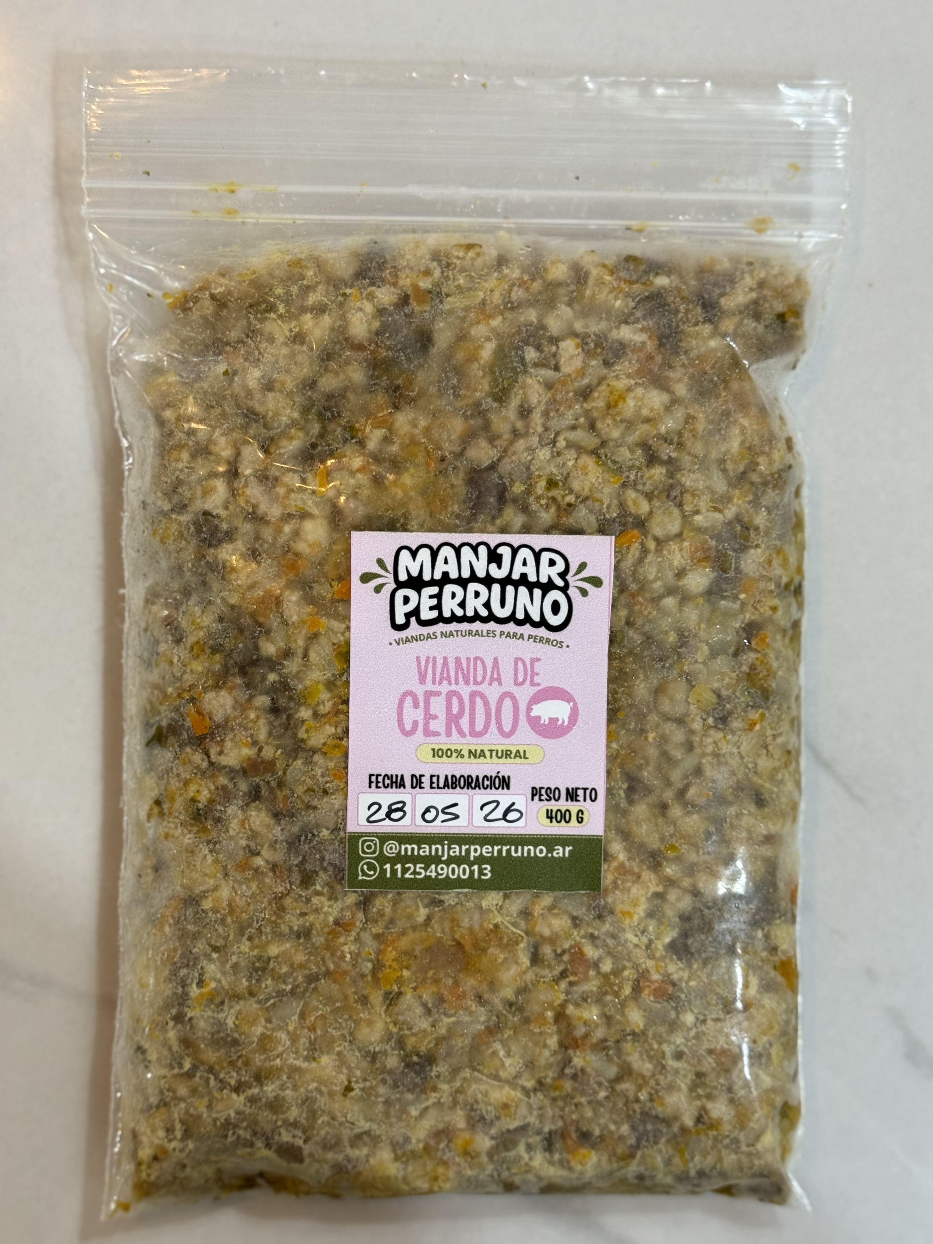 Vianda de Cerdo Manjar Perruno